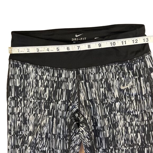 Nike Dri FIT Capri Leggings Small Athletic Abstract Print Yoga Workout Pants - Picture 9 of 14